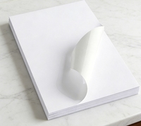 Rouleau de papier autocollant en gros, papier pour étiquettes résistantes