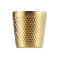Tasse à eau en acier inoxydable 304 à motif martelé, grande tasse à bière, tasse à thé double paroi, tasse à café, tasse à jus