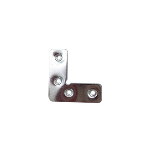 Support d'angle en aluminium 45x16mm en forme de L pour étagère, connecteur de quincaillerie pour vitrine, porte, fenêtre - Product Image 4