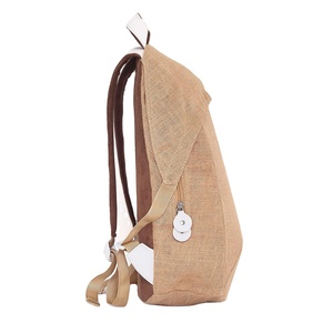 กระเป๋าเป้สะพายหลังปอกระเจากันน้ำเป็นมิตรกับสิ่งแวดล้อมรีไซเคิลได้นำกลับมาใช้ได้หลายวัตถุประสงค์พร้อมออกแบบโลโก้ขนาด - Product Image 5