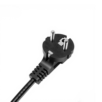Cable de Alimentación Europeo C5 Resistente, Cable de Corriente Alterna para Computadora Portátil, Monitor y Electrónica de Consumo