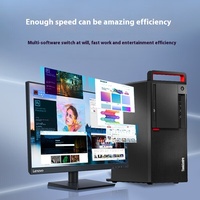 Pour Lenovo Kaitian M630Z KX-U6780A 8G 512G /RX550-4G ordinateur de bureau d'affaires bureau Commercial et financier nouvel ordinateur