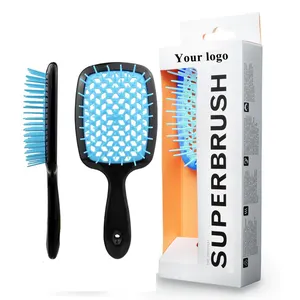 Best Detangling Hair Brush with Hollow Out Soft Massager Vented Fhi Paddle For Women Kids Dry Wet Curl detangle Comb