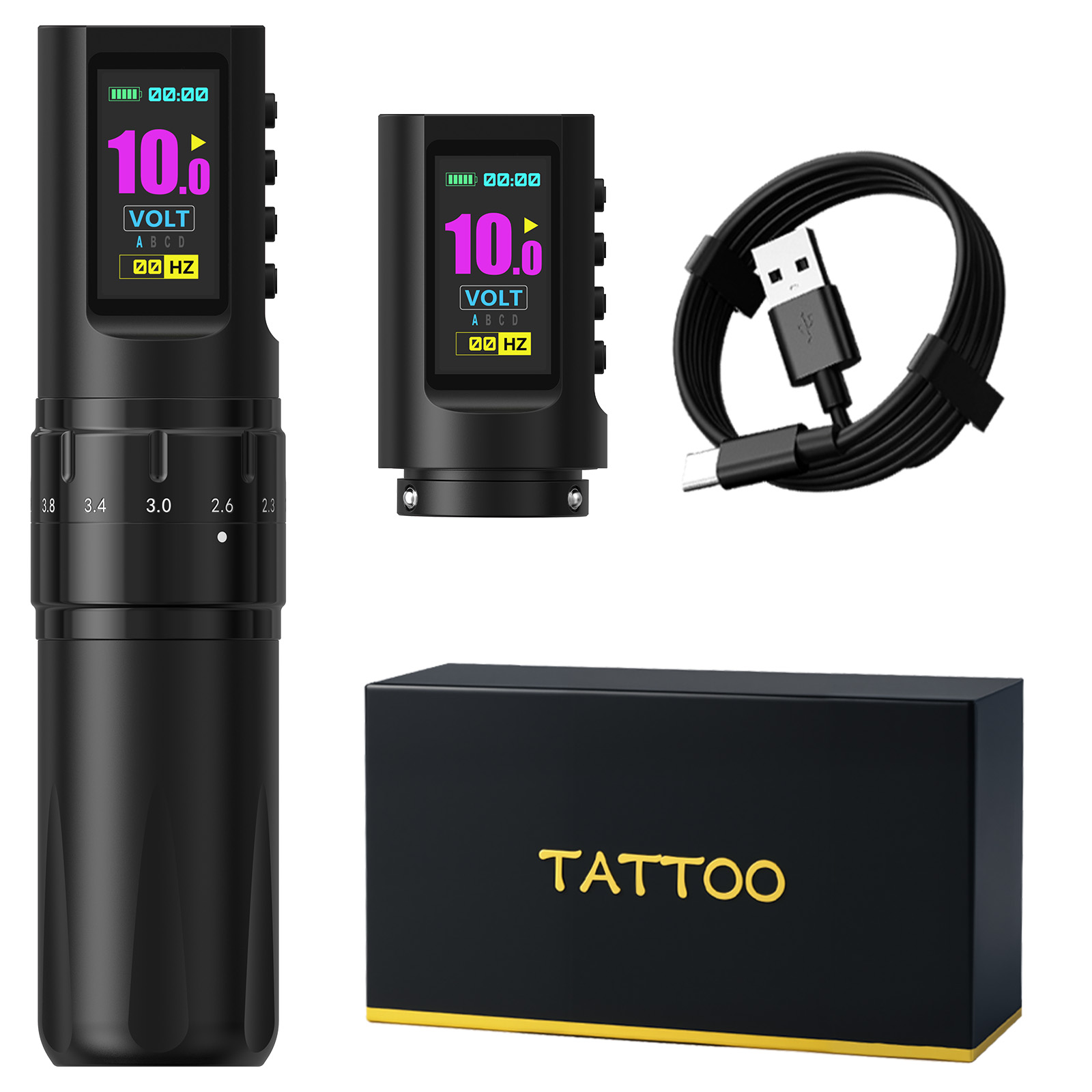 Batería dual PYRO-Negro