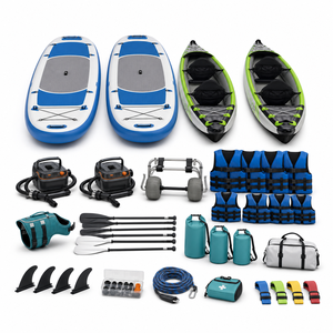 <span class=keywords><strong>Kayak</strong></span> Inflable Familiar para 2 Personas con Chalecos Salvavidas para Adultos y Niños, Juego Completo - Product Image 3