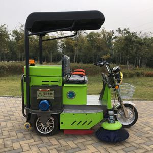 Machine de nettoyage de sols industriels autoportée pour l'extérieur, aspirateur de poussière pour routes urbaines - Product Image 2