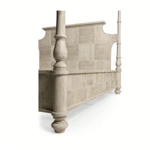 Base de Cama Queen de Madera Sólida de Lujo, Cama Moderna con Plataforma para Dormitorio Principal, Muebles para Hotel, Villa u Hogar, Diseño Personalizado - Product Image 5