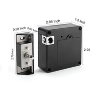 Serrure Intelligente Invisible Tuya TTLock APP Prix Usine pour Tiroir et Armoire, Carte RFID 125KHZ/13.56MHZ