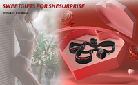 Arnés de posición Cuello a tobillo Muslo Cuff Fetish Esposas Blindfold BDSM Sex Bondage Restricciones Set con rampa inflable Almohada