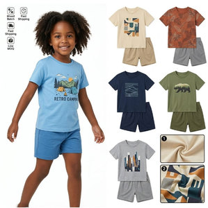 Lote de Ropa Infantil al por Mayor, Exceso de Inventario, Lote Mixto, Estilos Variados, Conjuntos de Verano para Niños y Niñas, Conjuntos de 2 Piezas - Product Image 4