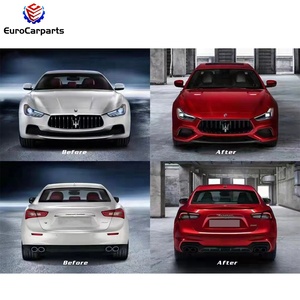 Kit carrozzeria per Maser Ghibli aggiornamento del 2021 anno per luci paraurti anteriori in stile Trofeo accessori per Auto parti di sintonizzazione automatica - Product Image 6