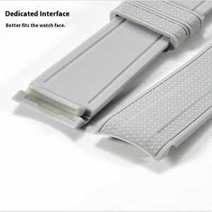 Offre Spéciale luxe pour Omega pour <span class=keywords><strong>Swatch</strong></span> Joint Planet 20mm tissé motif fibre de carbone Silicone sangle <span class=keywords><strong>boucle</strong></span> adapté Joint - Product Image 4