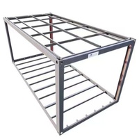 Estructura de acero desmontable para casas portátiles prefabricadas modulares de montaje rápido para uso en campamento o dormitorio Material de acero