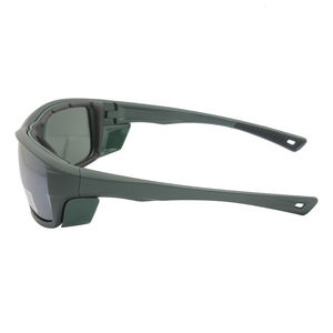 スタイリッシュなフォームパッドアイフェイスプロテクションサイドプロテクションシールドダークグリーンセーフティサングラスモーターサイクルオキュラーゴーグルグラスen166 - Product Image 3