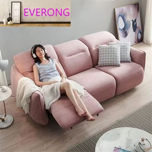 Sofá Eléctrico Chesterfield de Lujo para Sala de Estar, Nuevo Diseño en Tela con Funciones Relajantes para Hoteles y Villas - Product Image 3