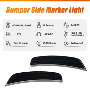 Canbus lỗi-miễn phí xe RGB <span class=keywords><strong>LED</strong></span> front bumper Side Marker ánh sáng cho Dodge durango 2021-<span class=keywords><strong>2025</strong></span> - Product Image 3