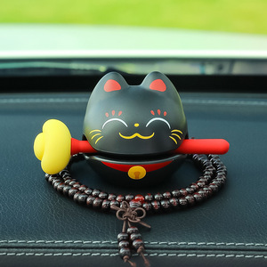 รุ่ยเจีย ตุ๊กตาแมวติดรถยนต์ พลาสติก ของตกแต่งการ์ตูน สำหรับตกแต่งคอนโซลรถยนต์ - Product Image 3