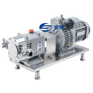 Pompa a lobo in acciaio inossidabile 2KW ad alta efficienza per uso alimentare pompa a rotore ad alta pressione per il trasporto di energia liquida ad alta viscosità da 5KW - Product Image 1