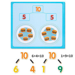 Libro Educativo di Aritmetica per Bambini, Gioco di Puzzle per l'Apprendimento dei Numeri, Addizione e Sottrazione - Product Image 4