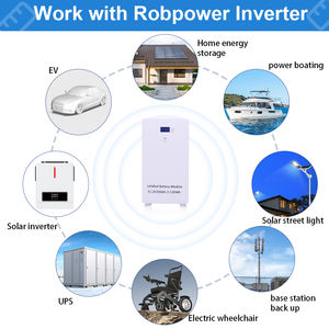 بطارية تخزين الاتحاد الأوروبي أفضل بطاريات Powerwall 10 كيلو واط في الساعة 200ah 280 أمبير في الساعة 100 أمبير في الساعة تخزين الطاقة الشمسية بطارية Lifepo4 المثبتة على الحائط - Product Image 2