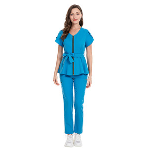 Blouse de laboratoire unisexe en tissu tissé anti-fluide de haute qualité avec fusion sans couture pour usage hospitalier - Product Image 5