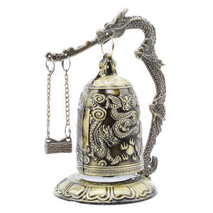 Kiyo — décoration de maison Antique en alliage de Zinc, décoration exquise, Vintage, fente en Bronze, <span class=keywords><strong>Dragon</strong></span> sculpté, cloche <span class=keywords><strong>bouddhiste</strong></span>, Artware géomantique chinois - Product Image 4