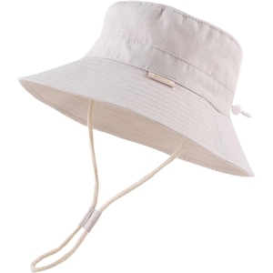 Chapeau Bob en Toile de Coton à Carreaux Bleus à Large Bord, Protection Solaire, Décontracté, pour Bébé, Idéal pour les Voyages et la Plage - Product Image 2