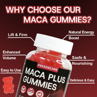 Soutien multi-vitamines OEM Maca Plus Gummies Big Booty Enhancer avec racine de maca noire Fessiers d'abondance
