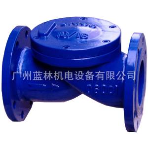 Válvula de Retención de Lengüeta de Goma para Medios Ácidos, Aceite, Agua y Gas, H44X-16 HH44X-16Q HH44X-16P para Aguas Residuales, Opciones de Accionamiento Manual y Neumático - Product Image 1