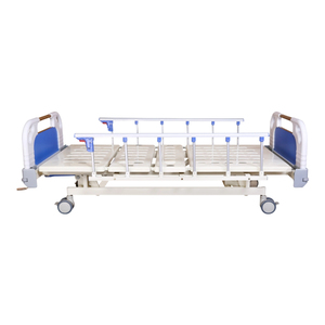 Cama Médica Manual OEM, Cama <span class=keywords><strong>de</strong></span> <span class=keywords><strong>Cuidado</strong></span> para <span class=keywords><strong>Pacientes</strong></span>, Cama Médica Geriátrica con Ruedas, Respaldo Móvil y Ajustable - Product Image 3