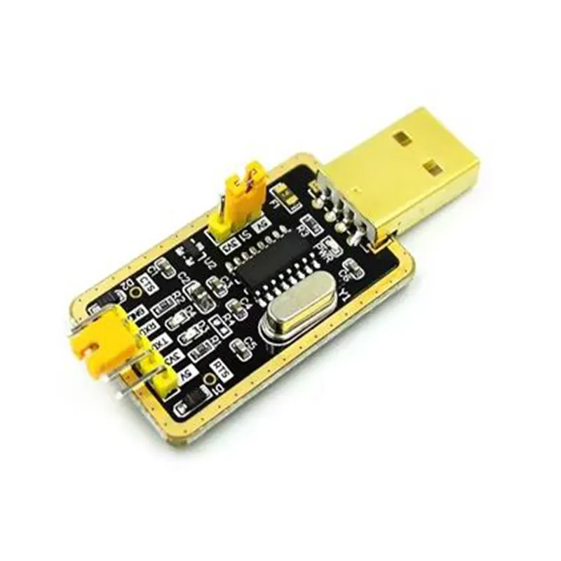 Gouden Ch 340G Rs232l Usb Naar Ttl Module Naar Seriële Poort Upgrade Kleine Board Ttl Knipperende Kabel Module Snelle Verzending Van Hoge Kwaliteit