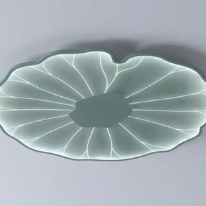 2023 New Chinese Style Ceiling Lamp Lotus <b>Leaf</b> Design Personalized Creative Decorative Wall Lamp Background Wall <b>Lighting</b> - Product Image 4