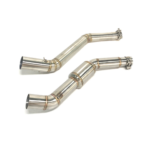 ระบบท่อไอเสียรถจักรยานยนต์แบบปรับแต่งท่ออ่อนแบบครึ่งข้อสำหรับ NK650 NK400 <span class=keywords><strong>CFMOTO</strong></span> <span class=keywords><strong>650</strong></span> 51มม. - Product Image 1