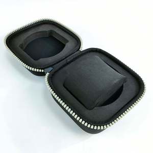 Estuche Rígido para Reloj con Logotipo Personalizado, de Cuero Negro, Impermeable, con Espuma EVA, para Viaje - Product Image 3