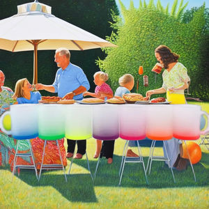 أكواب بيرة زجاجية غير مصنفر 11 أونصة من الزجاج الصنفر لطباعة التسامي فراغات نقل الحرارة الموجهة للسيارات - Product Image 3