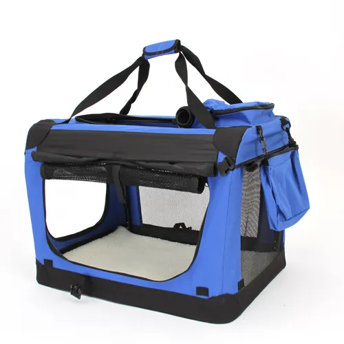 New style fabric Dog Crate Pet Carrier Soft Crate foldable crate