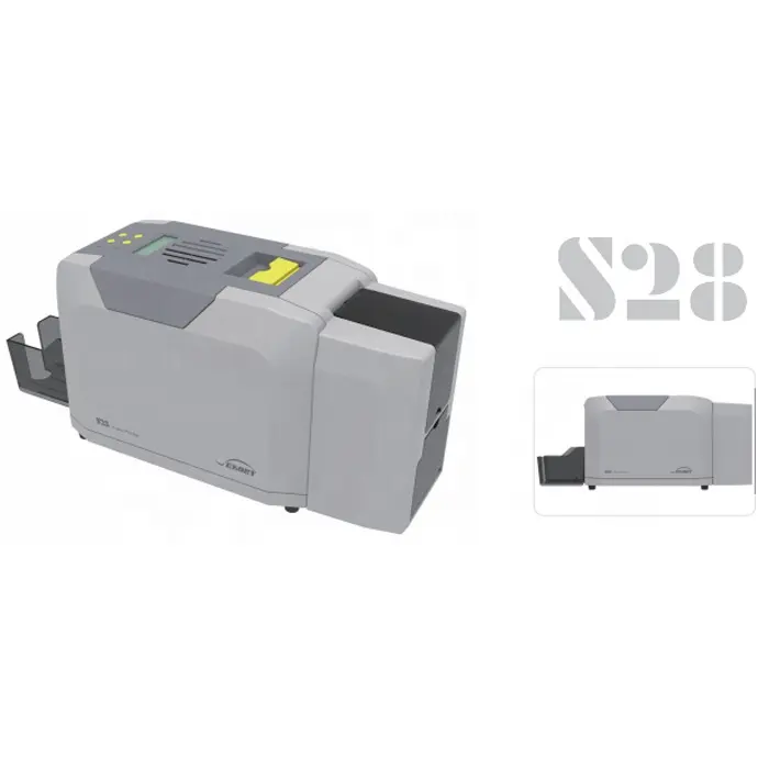 300/600/1200 DPI Dual Sided ID Card Printer with iCARDE ID Software