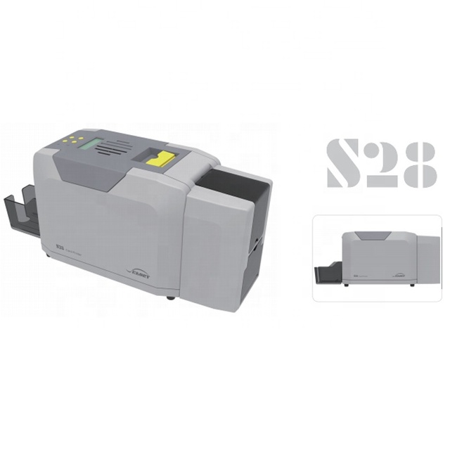 300/600/1200 DPI Dual Sided ID S28 Card Printer with ICARDE ID Software USB/Ethernet Interface 2-Year Warranty in Stock