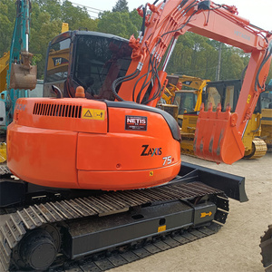 Excavatrice d'occasion Hitachi ZX75 en bon état, mini construction, 7 tonnes ZX75US zx70 EPA CE, pelleteuse de seconde main - Product Image 2