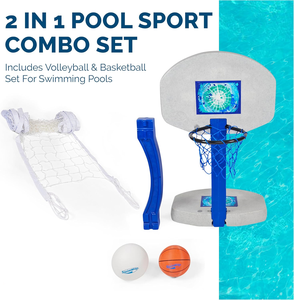 Cerceau de <span class=keywords><strong>basket</strong></span>-ball de <span class=keywords><strong>piscine</strong></span> comprend 2 balles et pompe au bord de la <span class=keywords><strong>piscine</strong></span> jouet intérieur extérieur pour garçons filles enfants de 3 à 8 ans - Product Image 3