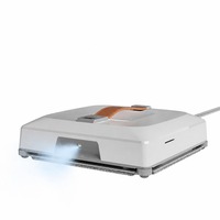 Robot de nettoyage de vitres extérieur électrique pour voiture/camping-car, 10 modes intelligents, télécommande 2.4G, moteur BLDC 29000 tr/min, contrôle par application