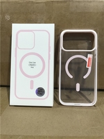 Nouveaux accessoires de téléphone portable étui transparent Tpu acrylique étui de téléphone magnétique antichoc pour Iphone 17/17 Pro/17 Air/17 Pro Max