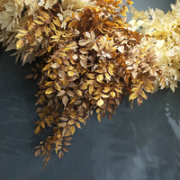 Plantes artificielles YL pour la décoration florale du plafond de la salle de cérémonie de mariage, feuilles de Ficus Pumila à 5 branches, simulation de feuilles de plantes artificielles