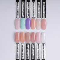 Gel de base en caoutchouc pour manucure française Mixcoco TPO Free HEMA Free UV LED Nail Gel Soak Off High Adhesive French Manucure