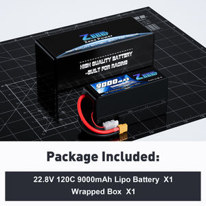 Zeee 6S HV FPV Lipo Batterie 22,8 V 9000mAh 120C Softcase Mit XT60 Lipo Batterie für UAV Drone 6 S2P Hochspannung batterie - Product Image 6