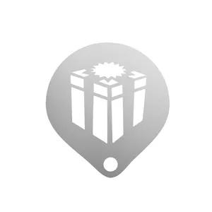 Koffie Barista Gereedschap Metalen Melkschuim Versieren Diy <span class=keywords><strong>Latte</strong></span> <span class=keywords><strong>Art</strong></span> Roestvrij Staal Koffie Stencils Mal Set - Product Image 2