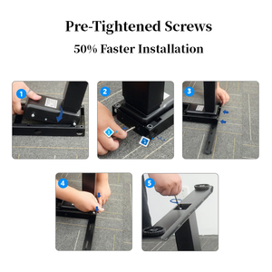 Kze1 120kg tải tùy chỉnh chấp nhận được chiều cao-có thể điều chỉnh lên và xuống bàn điện ngồi đứng lên đứng bàn cho văn phòng máy trạm - Product Image 3