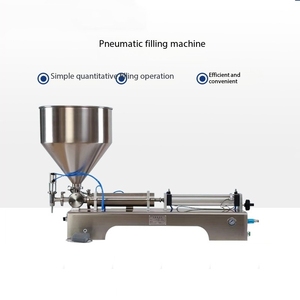 Machine de remplissage semi-automatique 10-100 ml pour pâtes, sauces fromagères et ketchup, pour l'emballage horizontal de boissons en sachets - Product Image 3