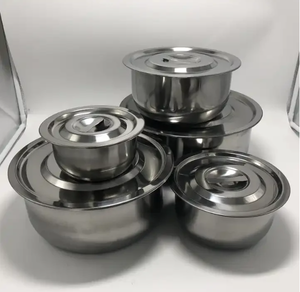 Ensemble de casseroles en acier inoxydable DFD80 pour la maison et le commerce, avec couvercle, récipients alimentaires - Product Image 6