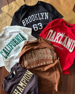 T-shirt <span class=keywords><strong>di</strong></span> Marca <span class=keywords><strong>di</strong></span> <span class=keywords><strong>Tendenza</strong></span> 2025, Magliette Casual Oversize per <span class=keywords><strong>Uomo</strong></span>, T-shirt Vintage Unisex in Cotone - Product Image 4